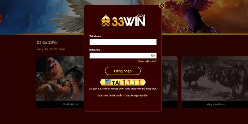 Đăng nhập để tận hưởng thế giới giải trí tại 33WIN Đăng nhập để tận hưởng thế giới giải trí tại 33WIN